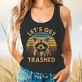 Raccoon Lovers Small Flowy Tank – Adorable Animal Design for Fun
