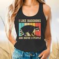Raccoon For Men Women Raccoon Lover Introvert Flowy Tank