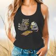 Raccoon & Opossum Pizza Lovers Tank - Unisex Casual | Fun Street Cats Theme