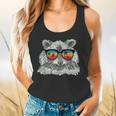 Raccoon Retro Flowy Tank | Sunglasses & Animal Lover Gift