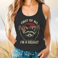 Sarcastic Raccoon Lover Flowy Tank - Fun & Easygoing Vibe