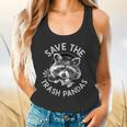 Save The Trash Pandas Raccoon Animal Lover Flowy Tank