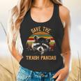Save The Trash Pandas Raccoon Shirt Raccoon Animal T-Shirt Flowy Tank