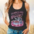 Strawberry Jams But My Dont Raccoon Flowy Tank