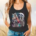 Three Racoon Moon 3 Racoon Moon Cursed Meme Flowy Tank