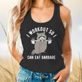 Trash Panda Workout Tank - Flowy Gym Top for Raccoon Lovers