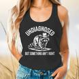 Undiagnosed But Something Ain't Right Cowboy Raccoon Flowy Tank