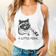Animal Raccoon Flowy Tank - Cute Trash Panda Design