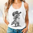 Cowboy Raccoon Meme Flowy Tank – Fun & Quirky Appeal