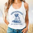 Cowboy Raccoon Meme Flowy Tank - Fun Unisex Top for Casual Style