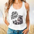 Cute Panda Raccoon Costume Flowy Tank for Halloween Festivities