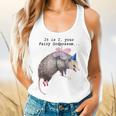 Fairy Godpossum Raccoon Tank - Fun Animal Design for Relaxed Wear