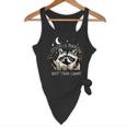 Funny Raccoon Flowy Tank – Playful Trash Can Wildlife Theme