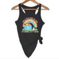 Groovy Raccoon Flowy Tank - Light of Mine Dumpster Fire Fun