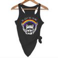 Raccoon Be Gay Do Crime Rainbow LGBTQ Pride Gay Racoon Flowy Tank