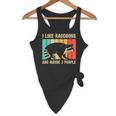 Raccoon For Men Women Raccoon Lover Introvert Flowy Tank