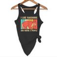 Raccoon For Men Women Raccoon Lover Introvert Flowy Tank
