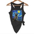 Raccoon Starry Night Flowy Tank | Van Gogh Art for Raccoon Lovers