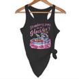 Strawberry Jams But My Dont Raccoon Flowy Tank