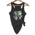 Three Possum Moon Flowy Tank Top - Funny & Unique Meme Design