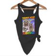 Tummy Ache Survivor Raccoon Small Flowy Tank | Playful Comfort