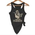 Vintage Cowboy Raccoon Tank - Western Humor - Flowy Fit for Adults