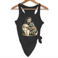 Vintage Distressed Jesus Hugging Raccoon Raccoon Lover Flowy Tank
