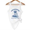 Cowboy Raccoon Meme Flowy Tank - Fun Unisex Top for Casual Style