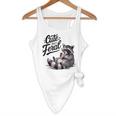 Cute Panda Raccoon Costume Flowy Tank for Halloween Festivities