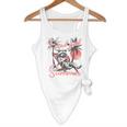 Feral Raccoon Summer Vacation Flowy Tank | Fun Meme Style