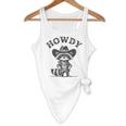Howdy Cowboy Raccoon Flowy Tank for Men & Women - Fun Animal Design