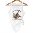 Not My Trash Not My Dumpster Sarcastic Raccoon Flowy Tank