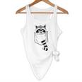 Raccoon Cartoon Animal Pocket Tank - Casual Fit, Modern Style