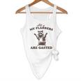 Raccoon Flowy Tank - Fun & Comfy | Casual Wear for Animal Lovers