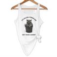 Raccoon Humor Flowy Tank - Relaxed Fit Fun Wear