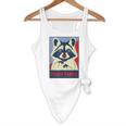 Raccoon Lover Animal Art Tank | Flowy Fit Perfect for Nature Enthusiasts