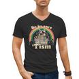 Autism Awareness Raccoon Men's V-Neck Tee - Fun Meme Inspired