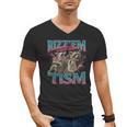 Autistic Raccoon Meme T-Shirt | Men's V-Neck | Fun & Unique