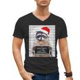 Dear Santa Raccoon Men's V-Neck T-Shirt | Christmas Humor