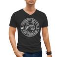 Gym Raccoon V-Neck Tee | Fun Men's Workout Shirt | Trash Panda Humor