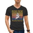 Pew Pew Raccoon Lover - Vintage Retro Men's V-Neck Tee