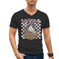 Possum & Raccoon Men's V-Neck T-Shirt - Adopt a Cat Team Spirit
