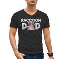 Raccoon Dad Men's V-Neck T-Shirt - Trash Panda Father's Day Tee