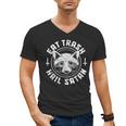 Raccoon Gothic V-Neck T-Shirt - Men's Funny Halloween Top