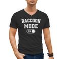 Raccoon Lover Men's V-Neck T-Shirt – Fun Costume for Animal Enthusiasts