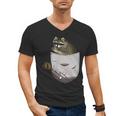 Raccoon Lover V-Neck T-Shirt | Adorable Pocket Design for Men