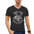 Raccoon Lover V-Neck T-Shirt - Save Trash Pandas | Men's Edition