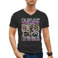 Raccoon Meme Men's V-Neck T-Shirt | Humorous Animal Lover Tee