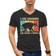 Raccoon For Men Women Raccoon Lover Introvert Men's V-Neck T-Shirt