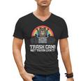 Raccoon Trash Can Unisex V-Neck T-Shirt | Fun Urban Theme